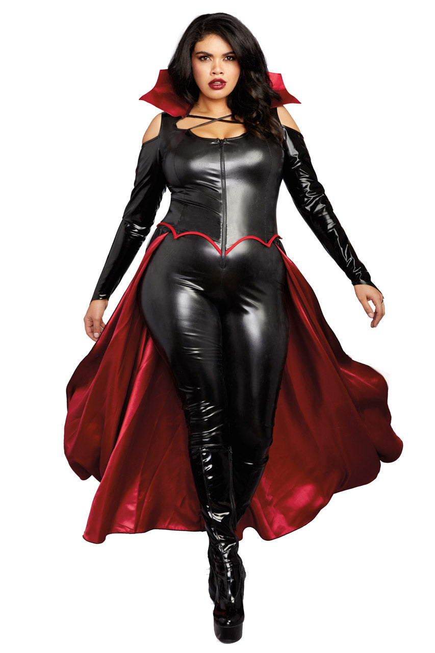 V - Girls Dark Vampire Costume