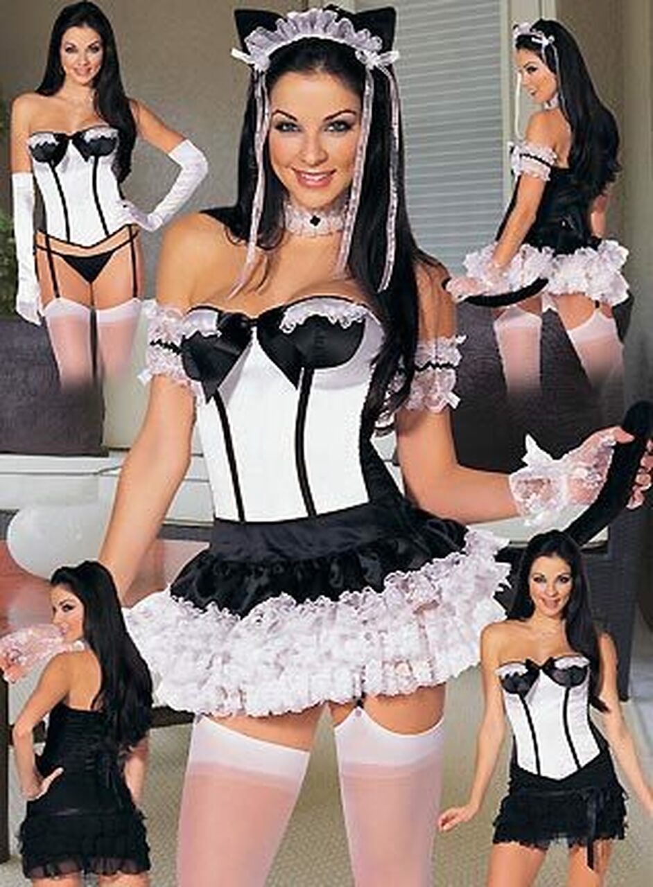 Sophisticat Cat Corset Costume, Sexy Clubwear Corset | 3WISHES.COM –  3wishes.com