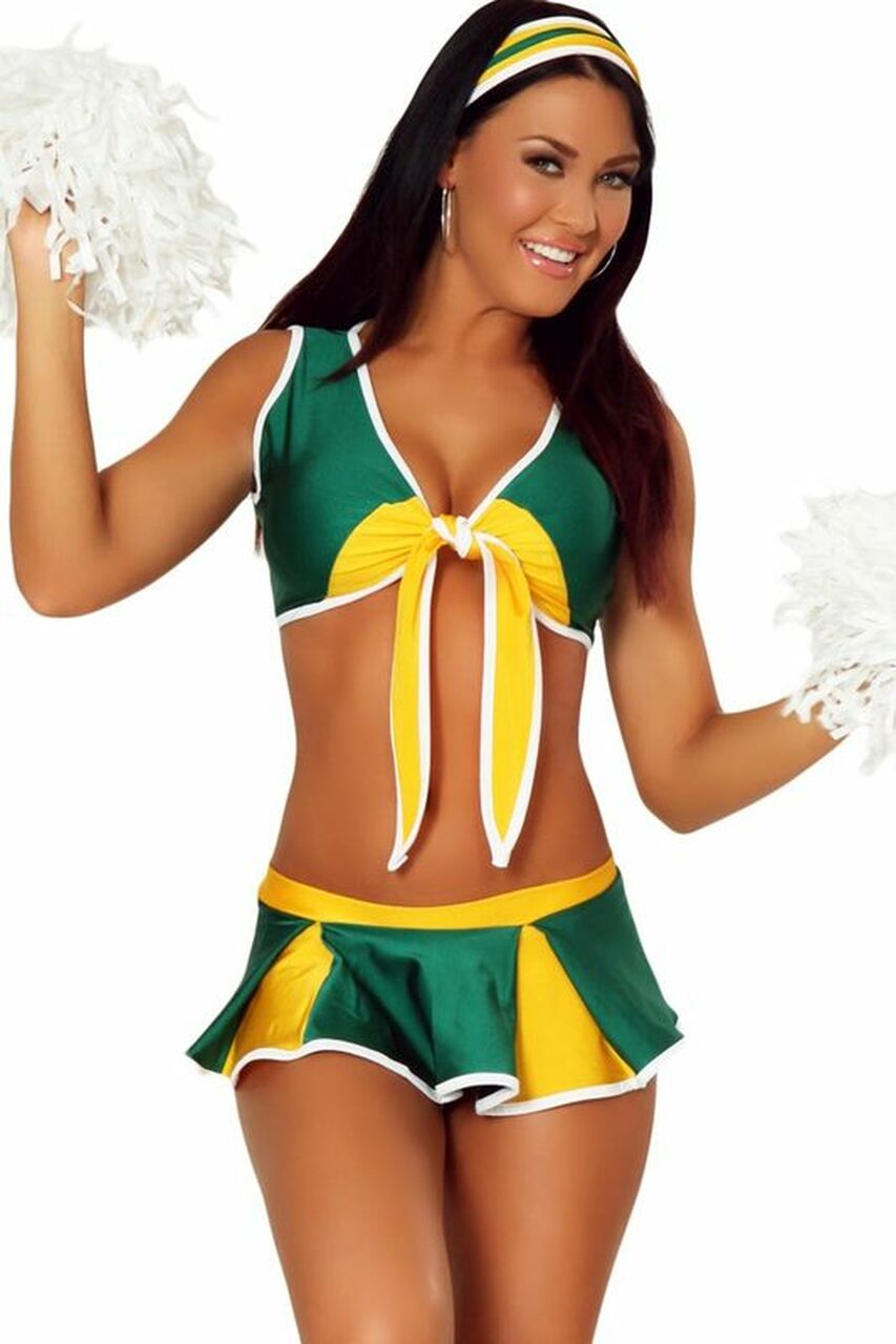 green bay packers cheerleader costume