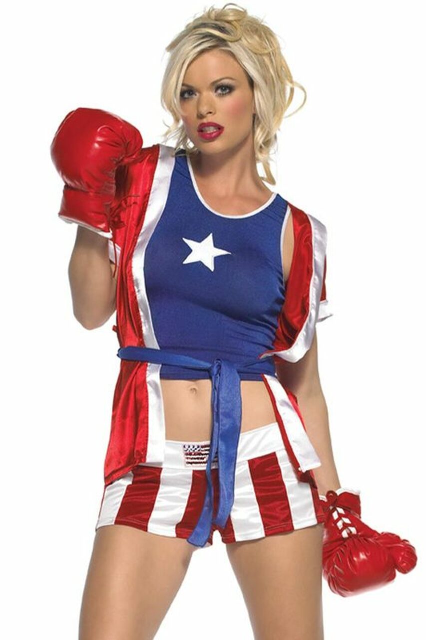 female boxer costume