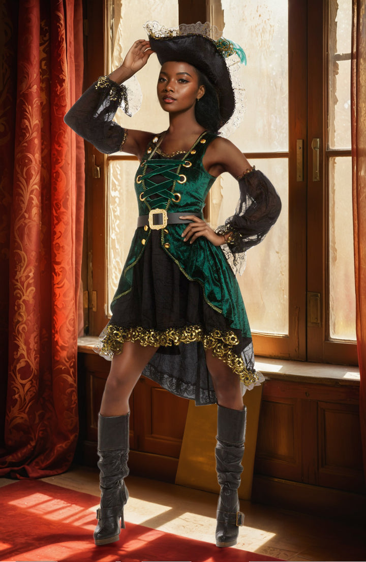 Emerald Pirate Costume