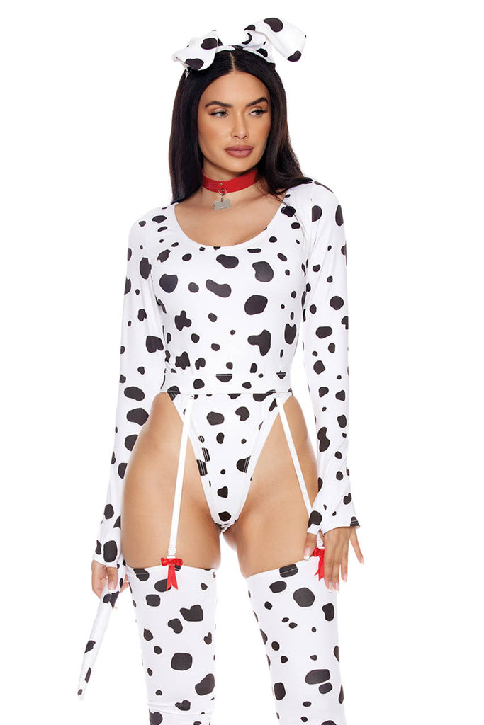 Puppy Love Babe Costume, Sexy Dalmatian Costume 