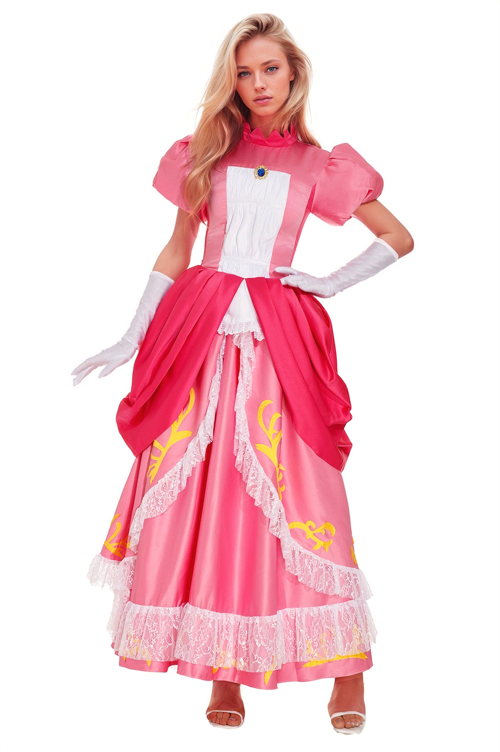 Deluxe Princess Costume, Deluxe Gamer Princess Costume, Pink Princess ...