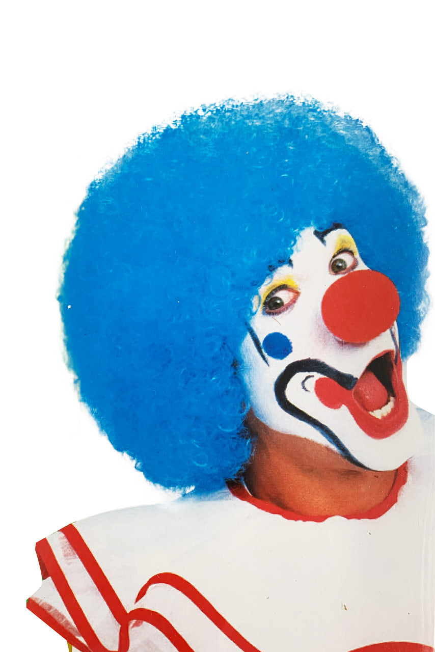 Blue Clown Wig