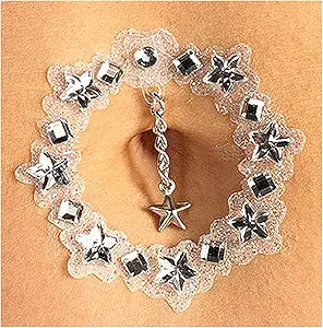 Silver Star Belly Jewels