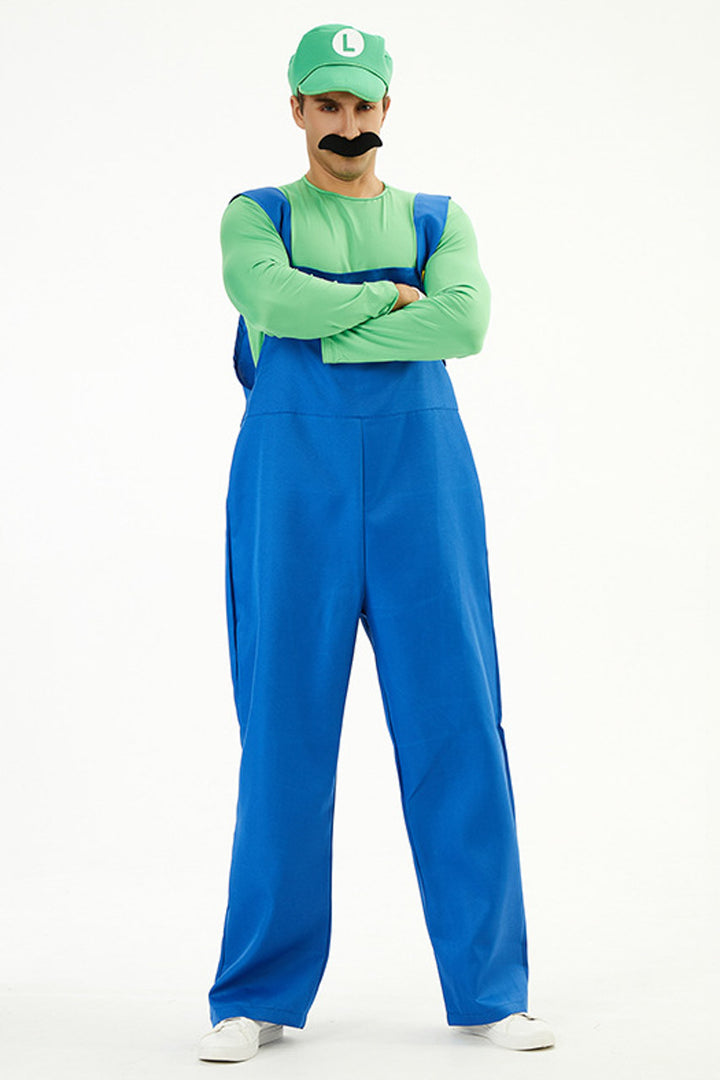 Men's Video Game Plumber Costume