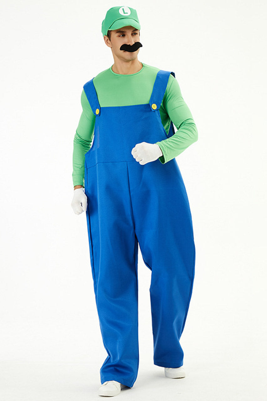 Men's Video Game Plumber Costume