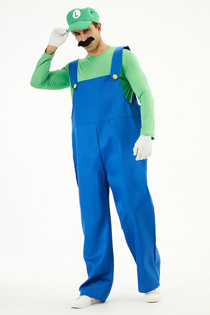 Men's Video Game Plumber Costume