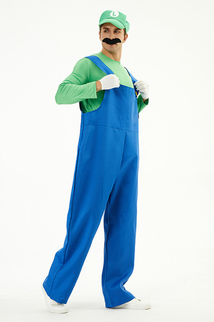 Men's Video Game Plumber Costume