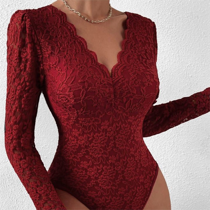 Lace Long Sleeve Bodysuit