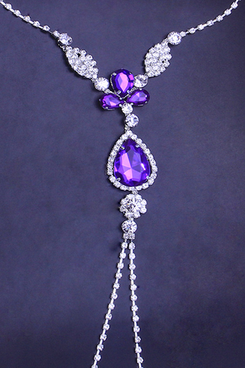 Purple Jewel Body Jewelry