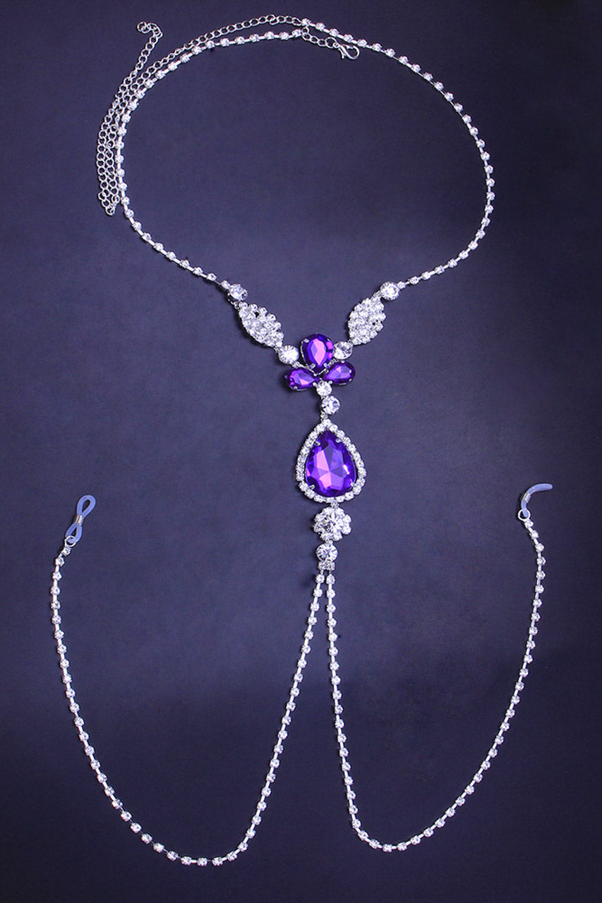 Purple Jewel Body Jewelry