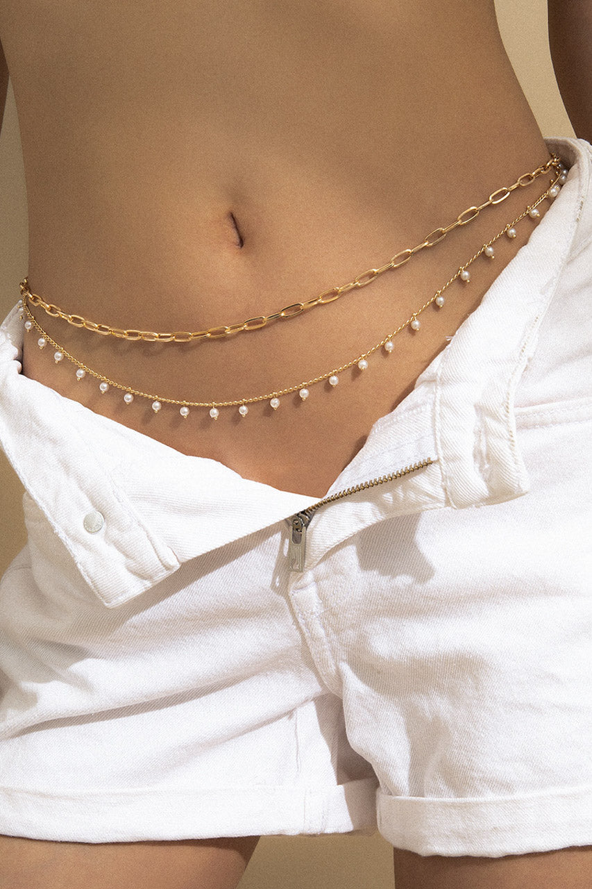 Belly Chain with Two Straps