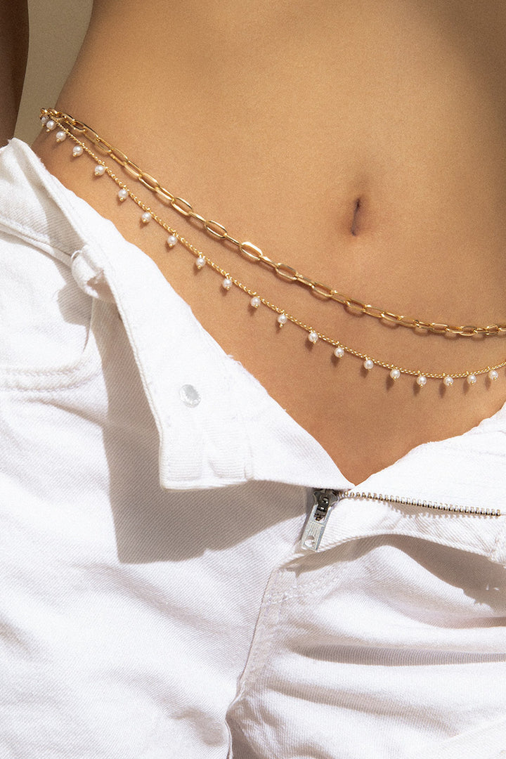 Belly Chain with Two Straps