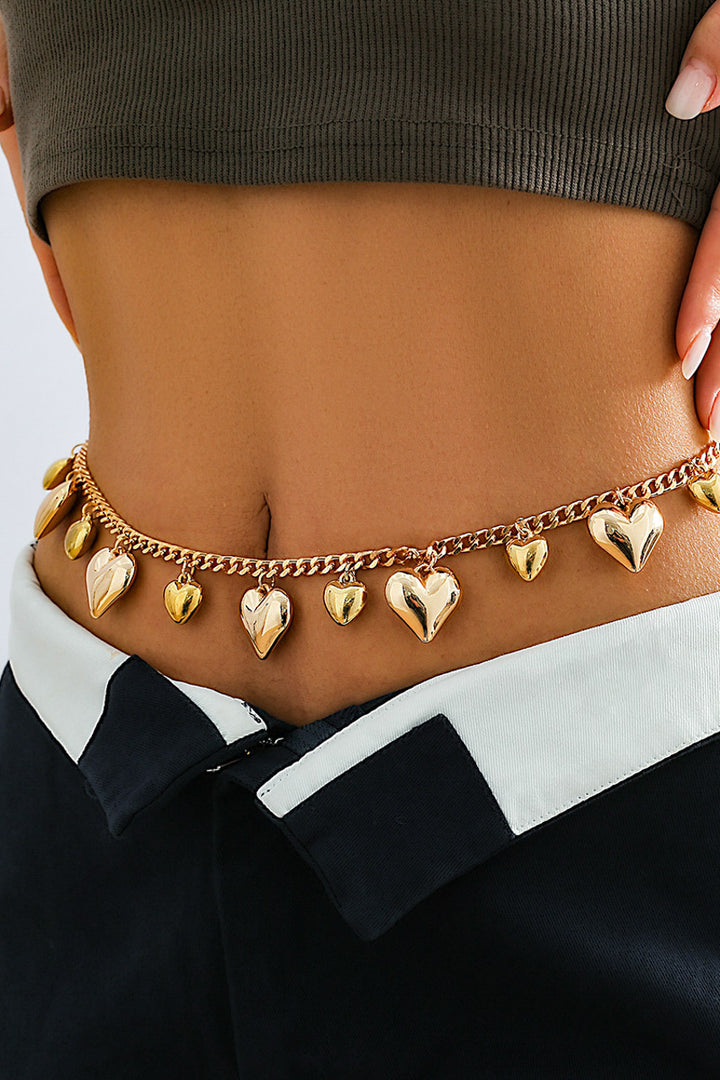 Heart Belly Chain