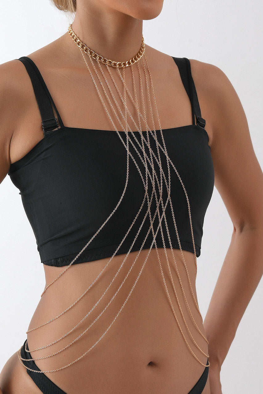 Strappy Criss Cross Body Jewelry