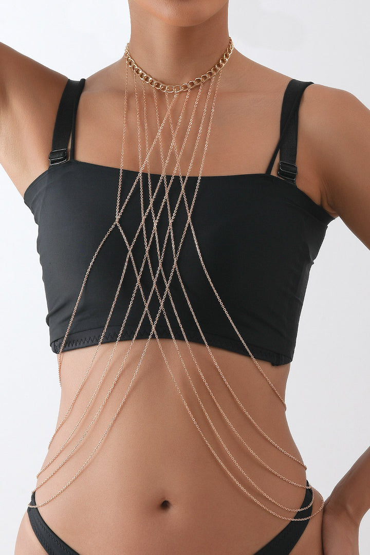 Strappy Criss Cross Body Jewelry