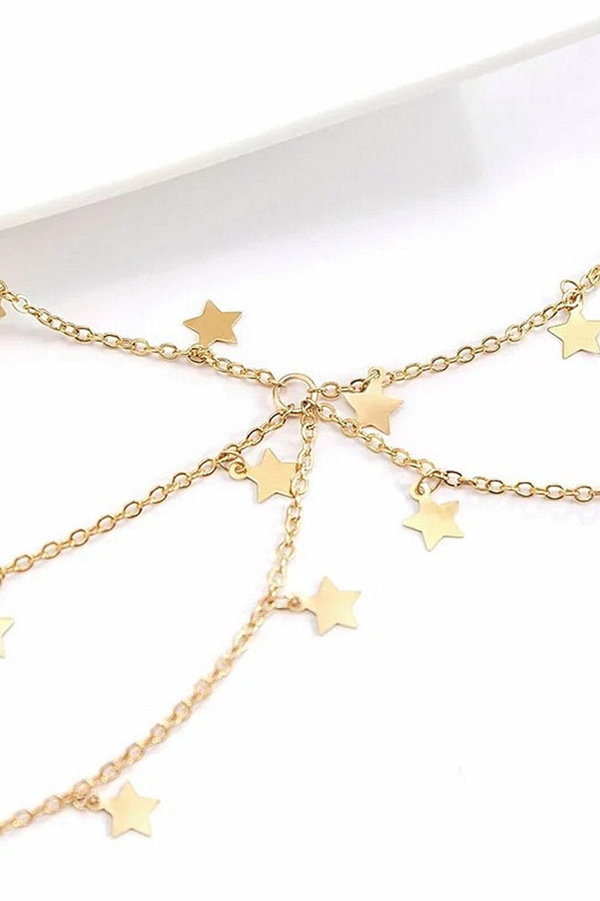 Draped Star Harness Body Chain