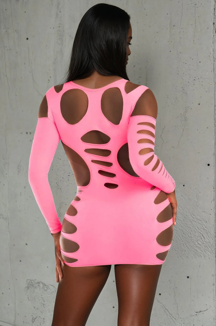 Hollow Cut Out Seamless Dress