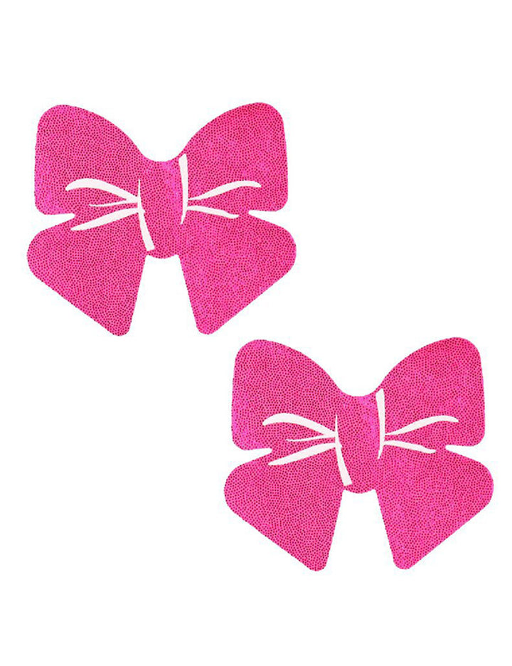 Hot Pink Bow Pasties