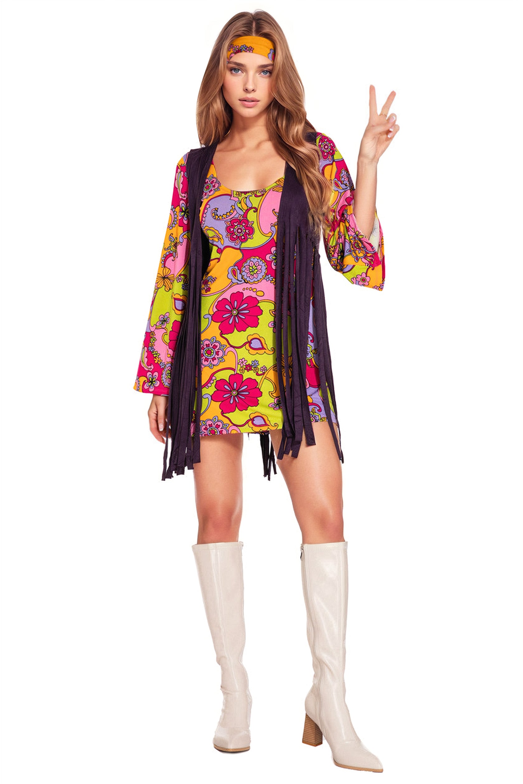 Hippie on sale babe costume