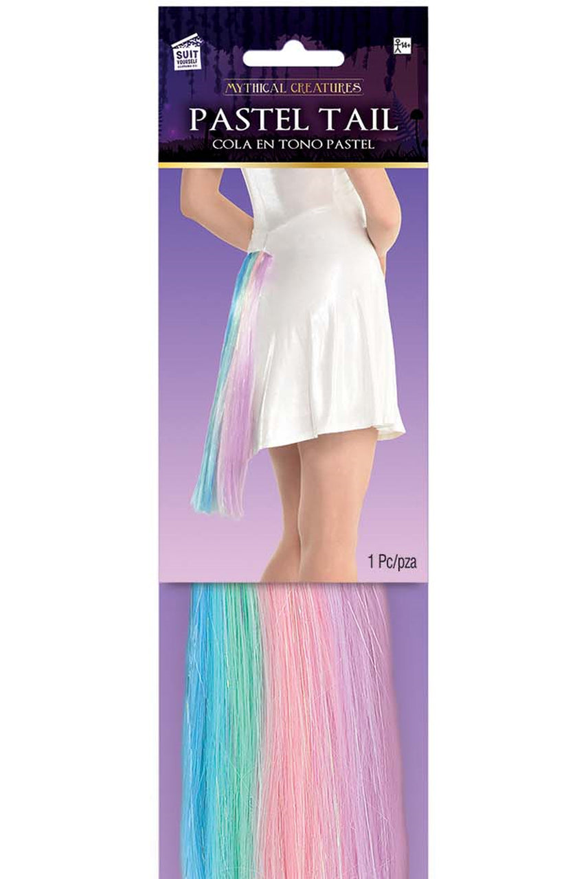 Synthetic Pastel Unicorn Tail