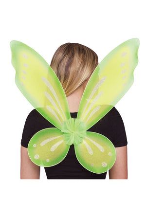 Lime Green Fairy Pixie Wings