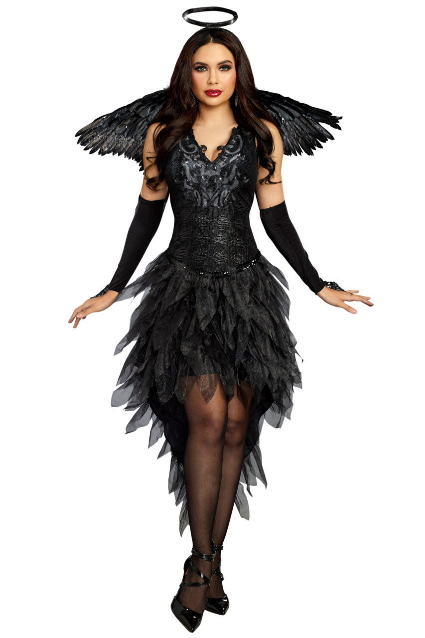 Angel of Darkness Costume, Black Angel Costume – 3wishes.com