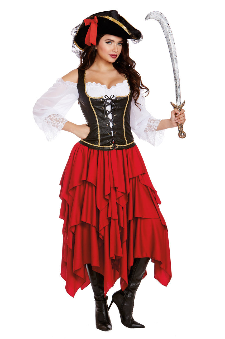 Women's Ships Ahoy Costume, Womens Sailor Costume – 3wishes.com