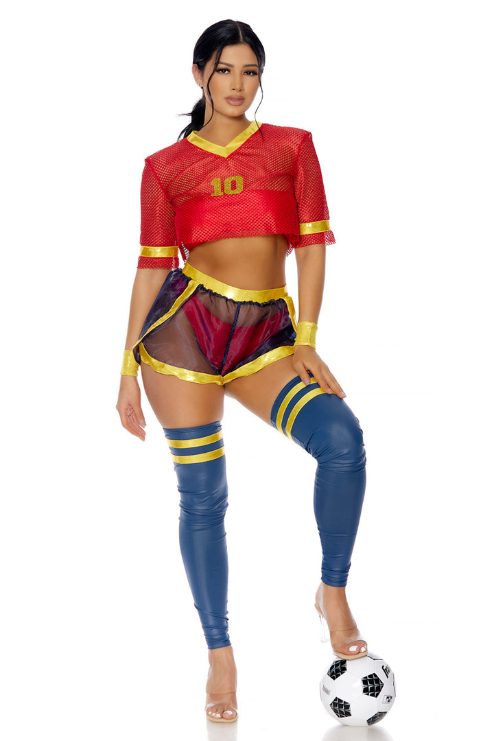 Goals Sexy Soccer Star Costume Women S Sexy Soccer Player Halloween Costume