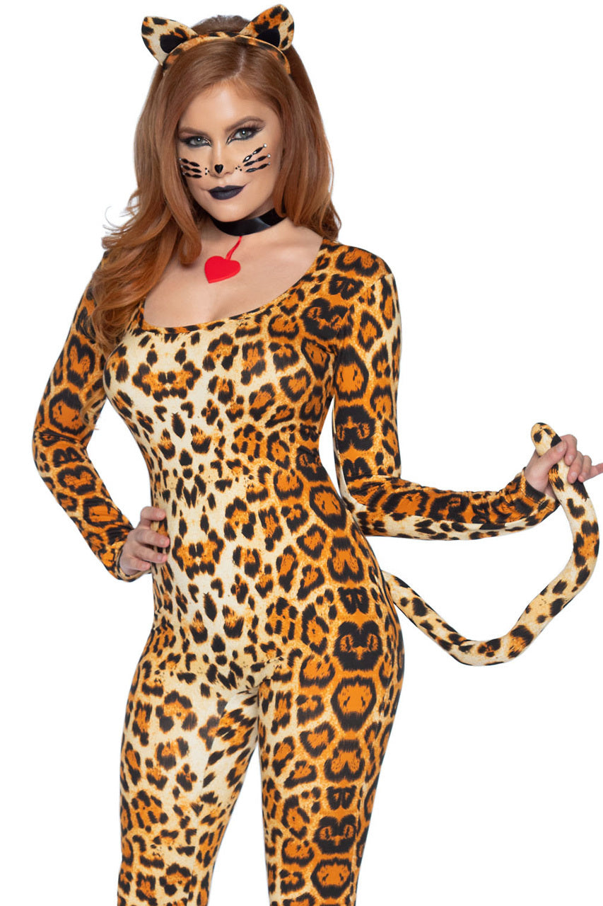 Cool Cougar Costume, Womens Leopard Costume, Womens Big Cat Costume ...