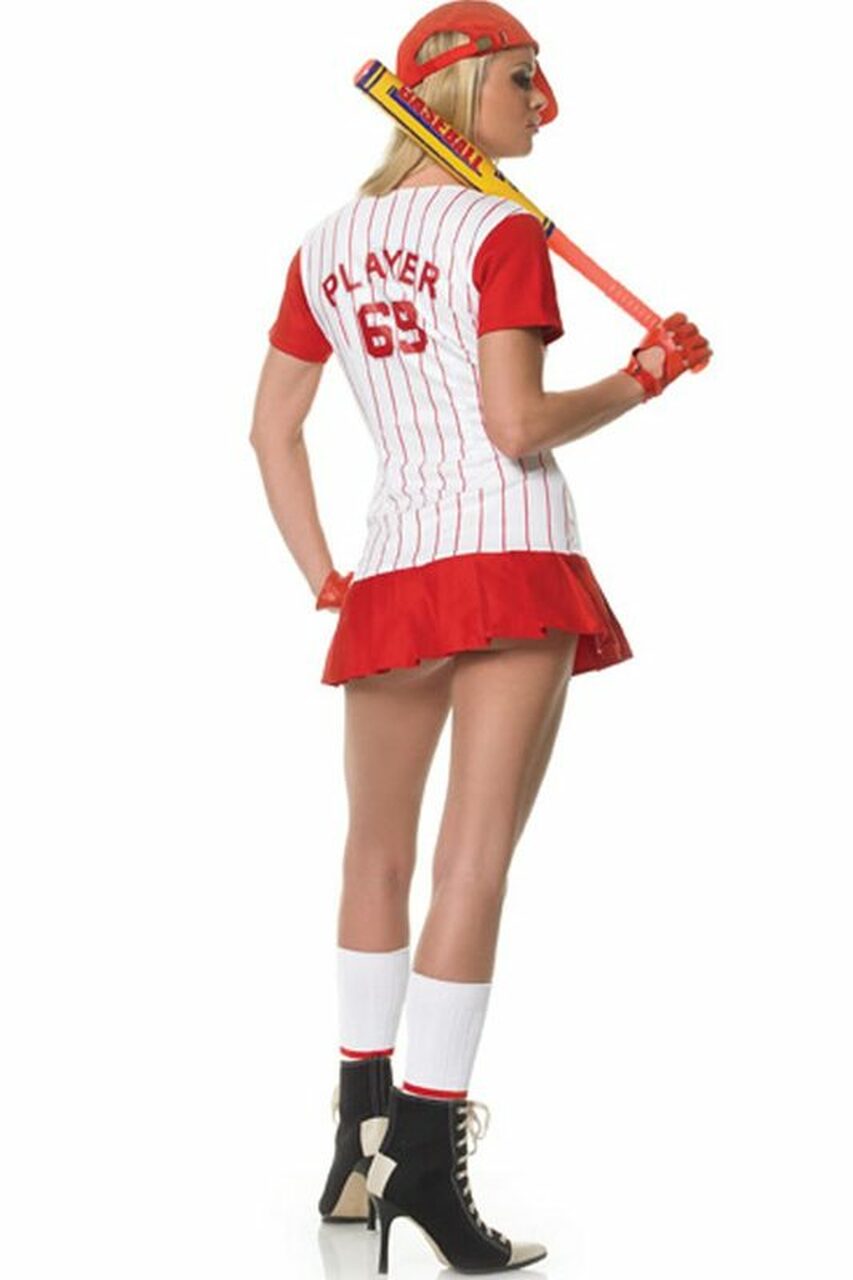 Sexy Baseball Player Costume for Women Homerun Hitter