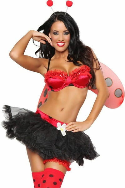 Women Sexy Light Ladybug Costume