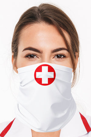 Nurse Costume Gaiter Mask