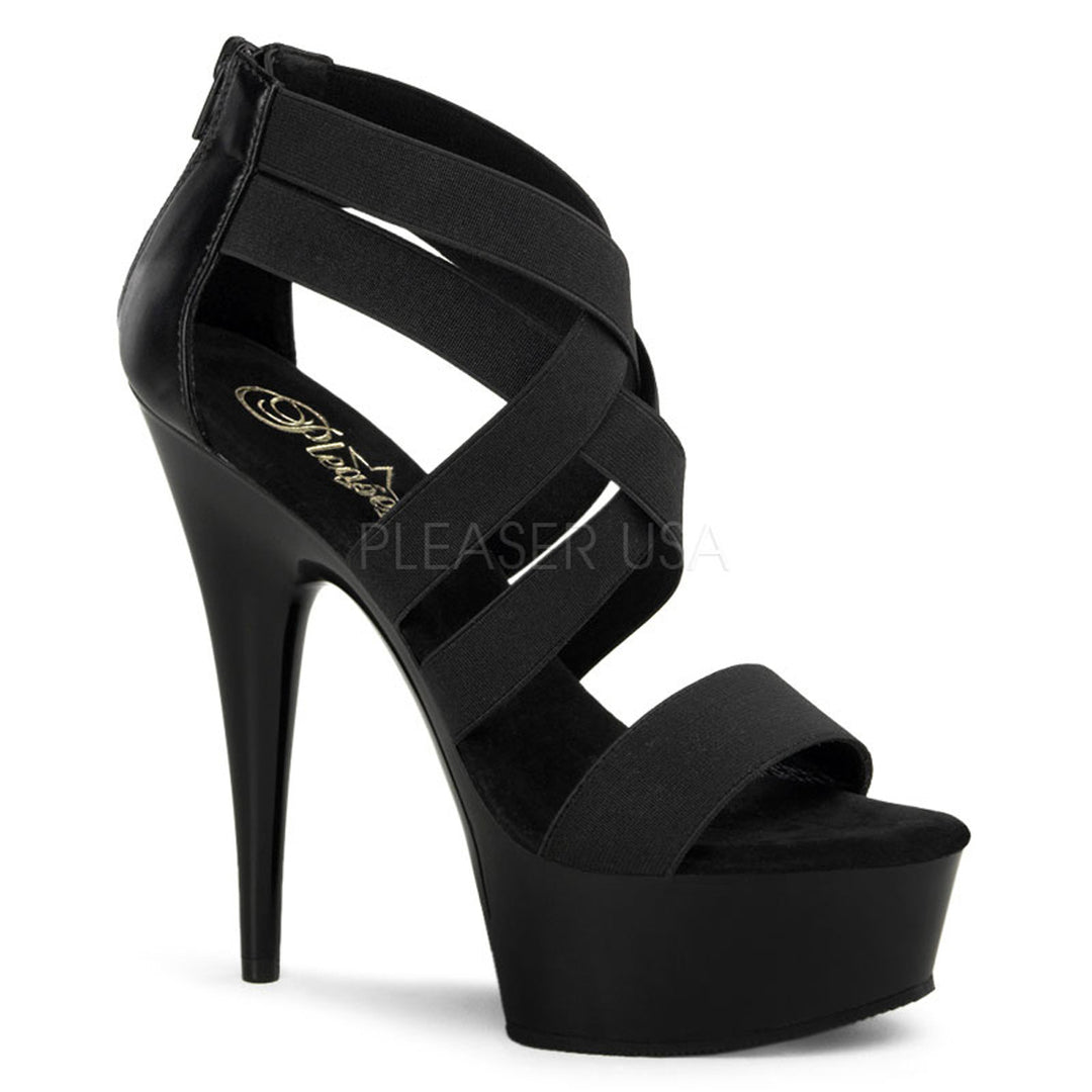 Afgift Skibform Tap Sexy 6" Stiletto Black Sandal Shoes | Fast Delivery | Shop Now! –  3wishes.com
